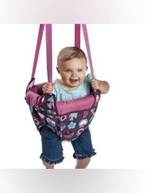 Evenflo Baby Girls Jumper - Kids/ Pink/ doorway jolly jumper
